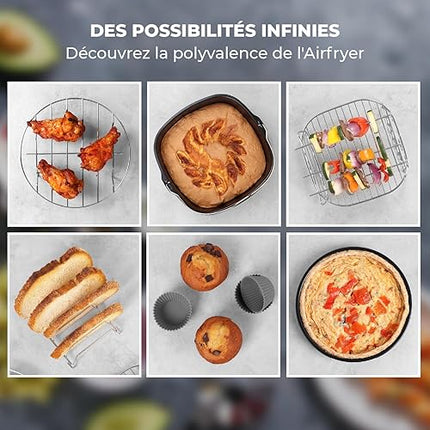 Fentic - Lot de 19 Accessoires pour friteuses à air XL et XXL