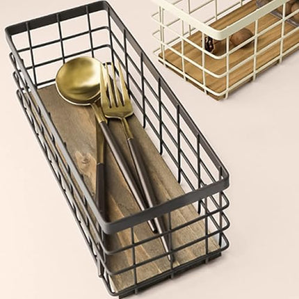 Dicunoy -  Lot de 2 paniers de rangement