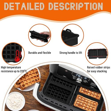 kit de 2 moules en silicone pour friteuse à air chaud