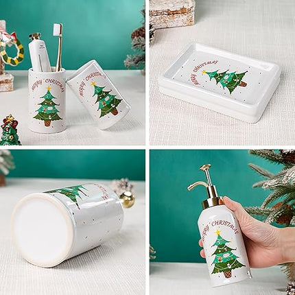 Santentre Ensemble de 4 pièces pour salle de bain