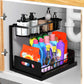 2-Tier Under-Sink Cabinet – Sliding Basket + Drawer | Multi-Purpose Storage