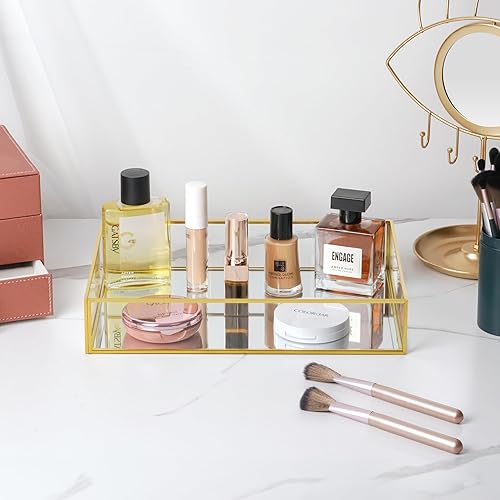 winter shore plateau décoratif doré - E-menage