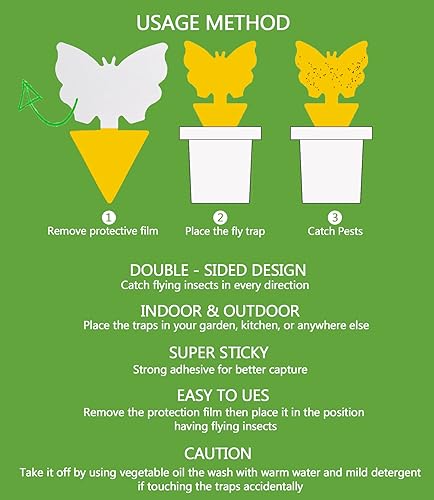 Fanxiya - Lot de 48 Pièges adhésif sans Insecticide - E-menage