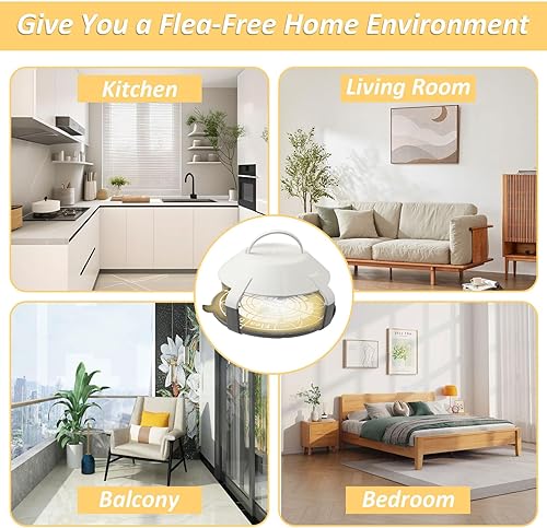 Lot de 2 pièges à puces pour la maison - E-menage