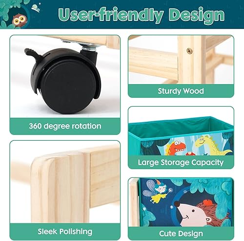 homcent- organisateur de jouets pour enfant - E-menage