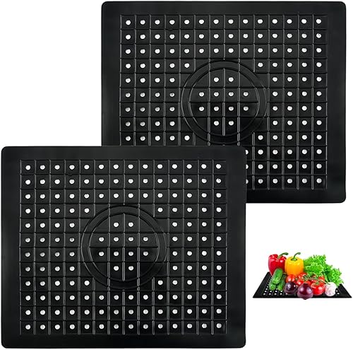 EXIN DEHCEN - lot de 2 tapis d'évier en silicone