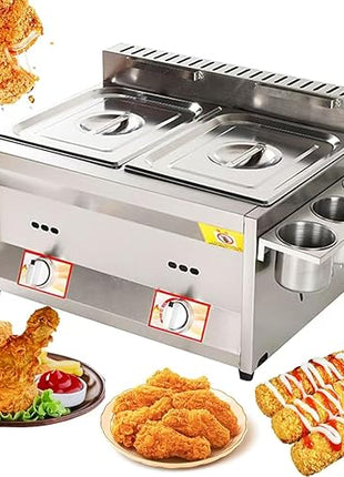 Friteuse à gaz professionnelle - E-menage