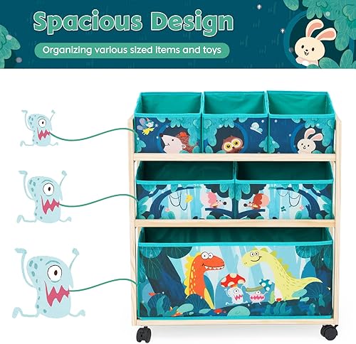 homcent- organisateur de jouets pour enfant - E-menage