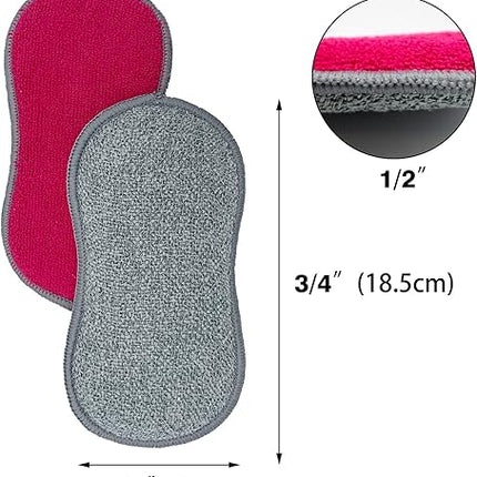 Eponges vaisselle réutilisables  12pcs