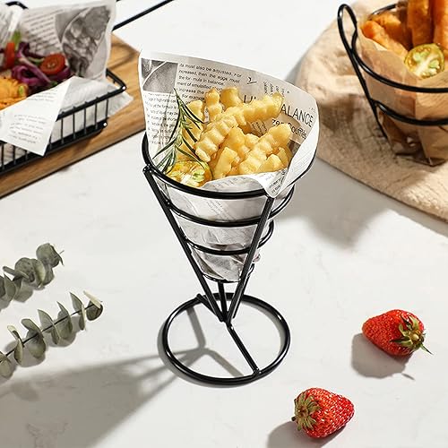 Jicyor - kit de 3 pièces de présentoir de frites - E-menage