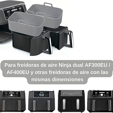 CERENE - lot de 2 Moules en silicone friteuse à air