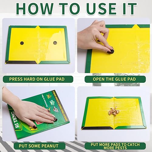 Kit de 10 Pièces de colle piège 31.5 cm x 21 cm - E-menage