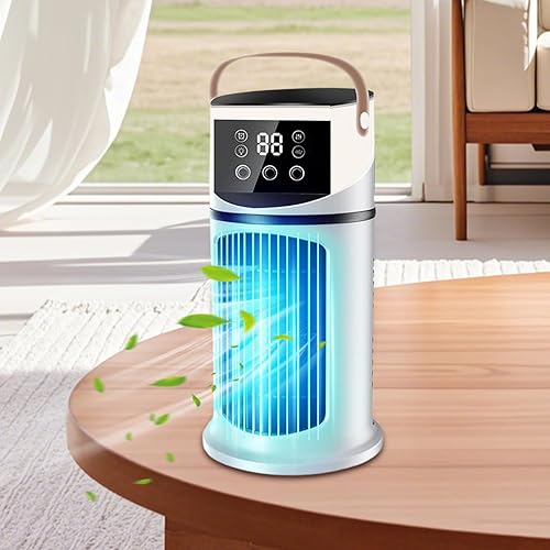 Air purifier with LED lighting
