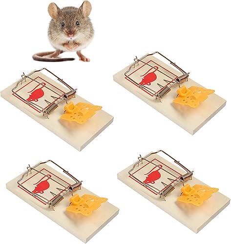 ShiWuYou - Lot de 4 Pièges à souris - E-menage