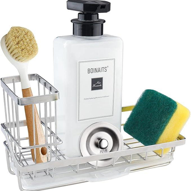 Organiseur d'évier en acier inoxydable - E-menage