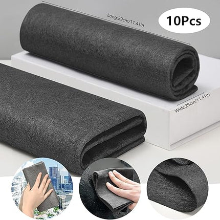 Pack of 10 thick magic microfiber cleaning cloths