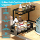 2-Tier Under-Sink Cabinet – Sliding Basket + Drawer | Multi-Purpose Storage