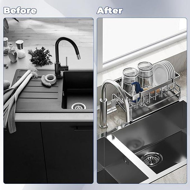 Support éponge pour évier de cuisine - E-menage