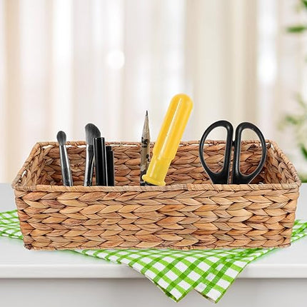 PRETYZOOM - Panier de rangement en jacinthe