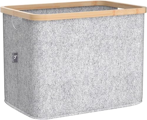 IKEA KALLAX - Panier de rangement en feutre gris - E-menage