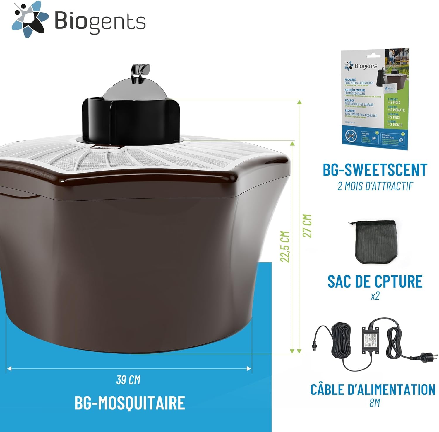 Piège à moustiques pour l&