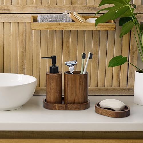 Ensemble d'accessoires de salle de bain, 4 pièces