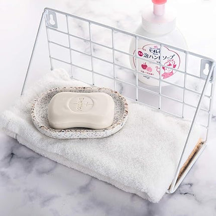 IMEEA Terrazzo - Porte-savon double couche pour salle de bain