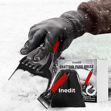 Inedit - grattoir Pare Brise Voiture + Sac de Rangement Offert - E-menage