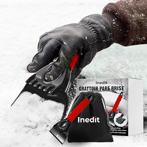 Inedit - grattoir Pare Brise Voiture + Sac de Rangement Offert - E-menage