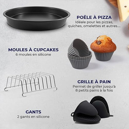 Fentic - Lot de 19 Accessoires pour friteuses à air XL et XXL