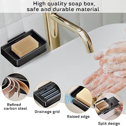 Porte-savon autocollant pour douche - E-menage