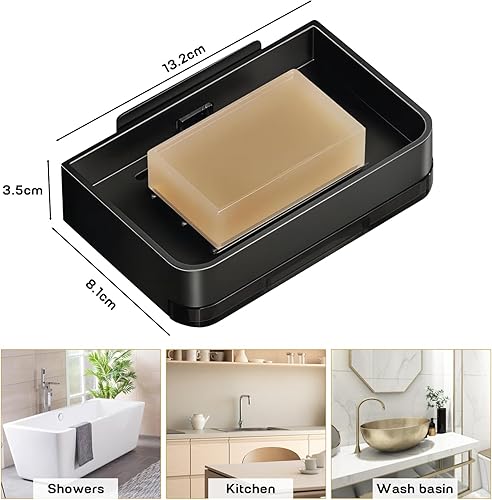 Porte-savon autocollant pour douche - E-menage
