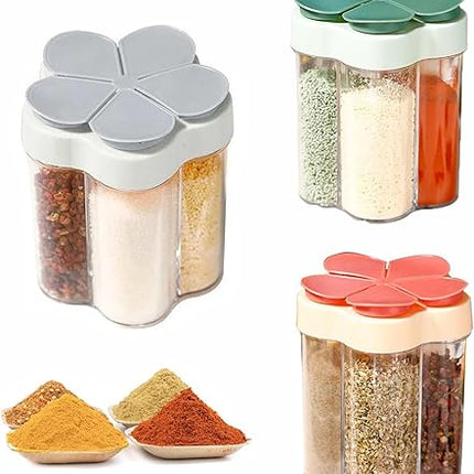 LSRVNM  - lot de 3 pots à épices 5 en 1
