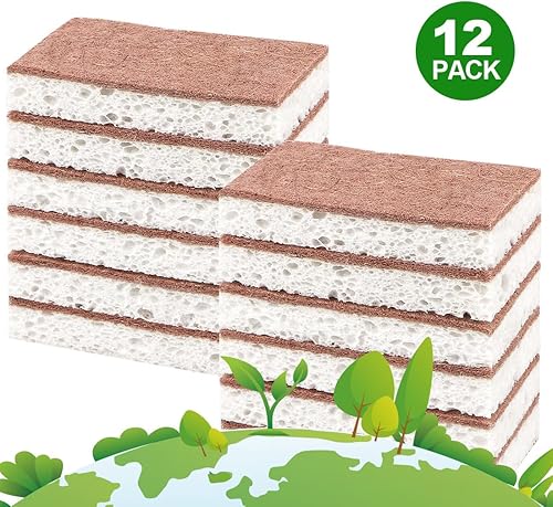 HOMEXCEL - Set de 12 éponges