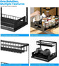 2-Tier Under-Sink Cabinet – Sliding Basket + Drawer | Multi-Purpose Storage