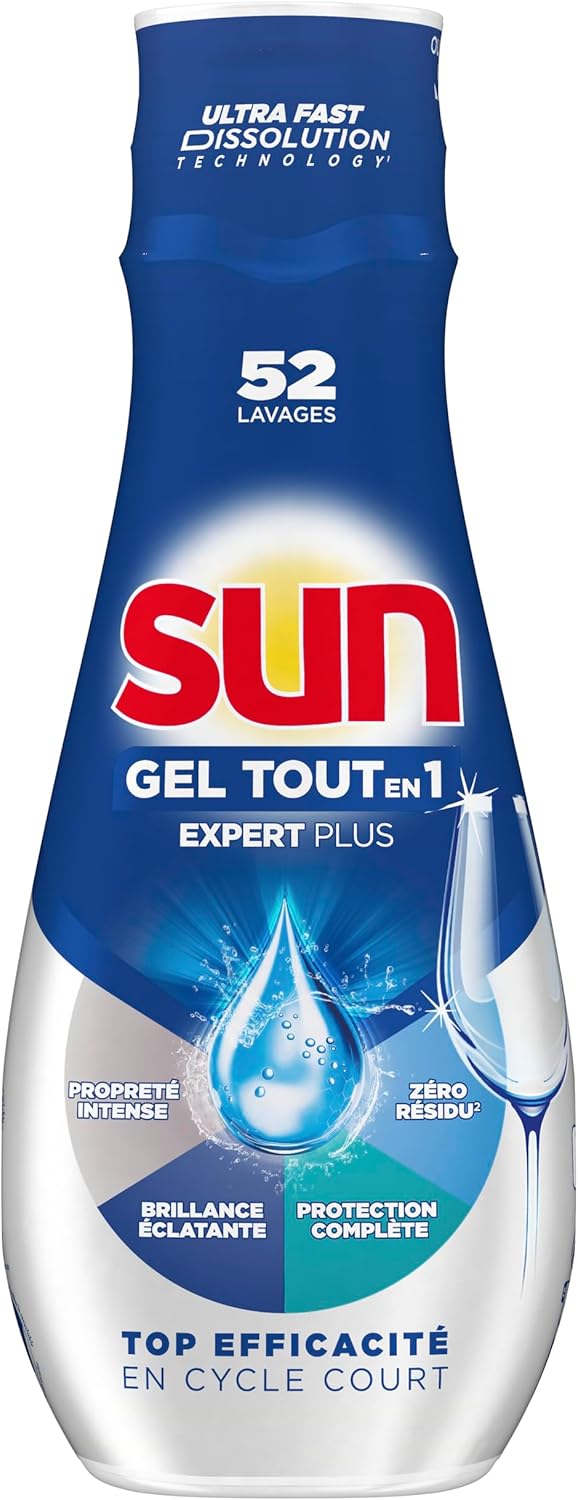 SUN - Gel Lave-Vaisselle Tout En 1 - E-menage
