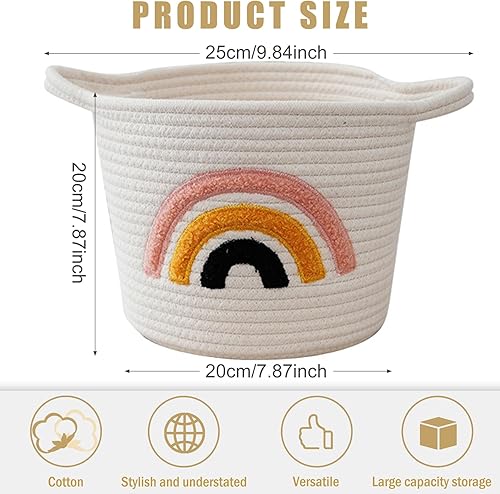 Panier à Linge en Coton Tissé - E-menage