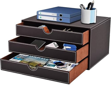 xnone-  boîte à tiroirs de bureau avec 3 compartiments A4 fermés