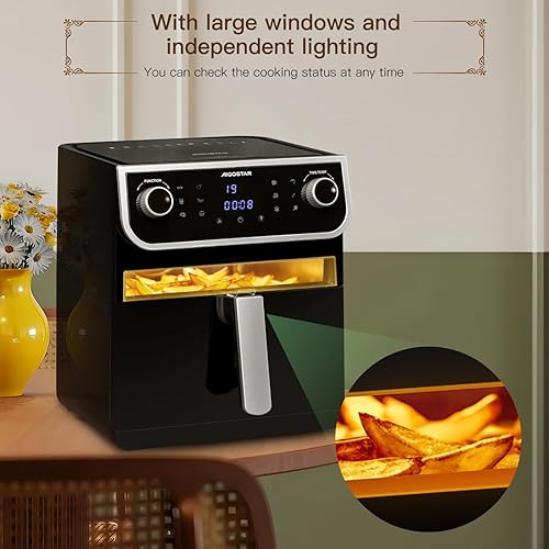 Aigostar - Friteuse à air sans huile 1700W , 8L - E-menage