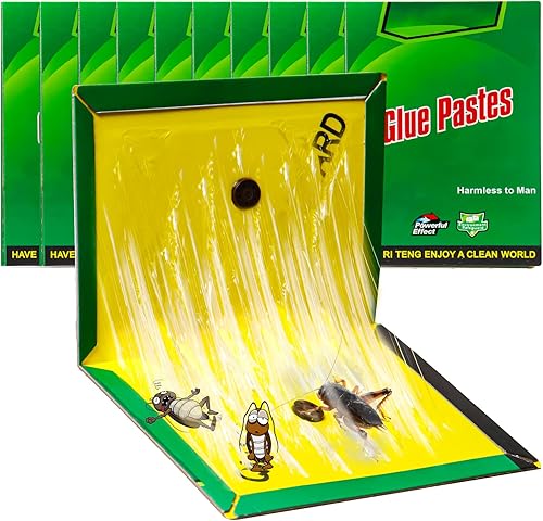 Kit de 10 Pièces de colle piège 31.5 cm x 21 cm - E-menage