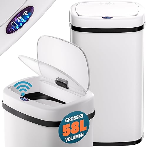 monzana® - 58l smart kitchen bin