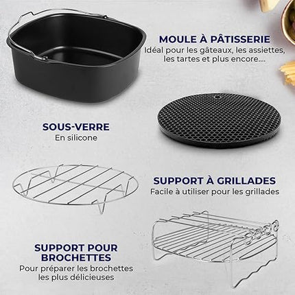 Fentic - Lot de 19 Accessoires pour friteuses à air XL et XXL