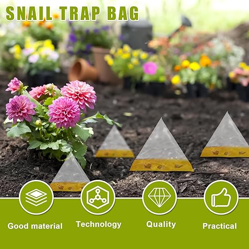 Asfode - Lot de 40 pièges à limaces et escargots de jardin - E-menage