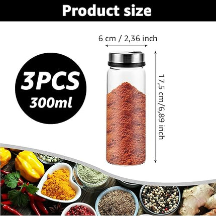 zofun - lot de 3 pots à épices - E-menage