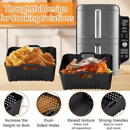 Kit de 21 accessoires en Silicone  Friteuse à air chaud