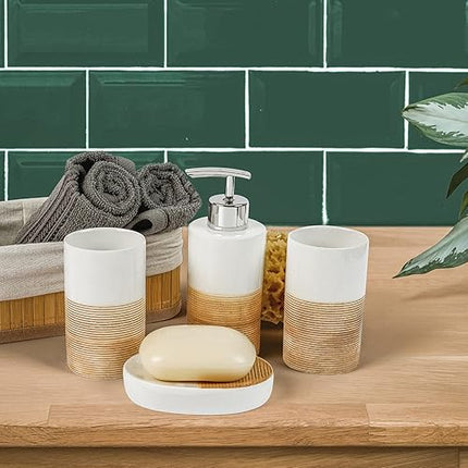 Axentia Accessories Rimini-Bad Bathroom Utensils 4 pieces