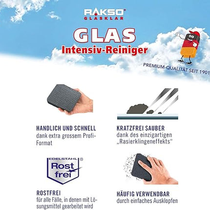 RAKSO - Nettoyant intensif pour vitres et carreaux - E-menage
