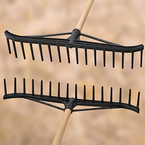 KOTARBAU® - Râteau robuste 610 mm , 18 dents avec manche - E-menage