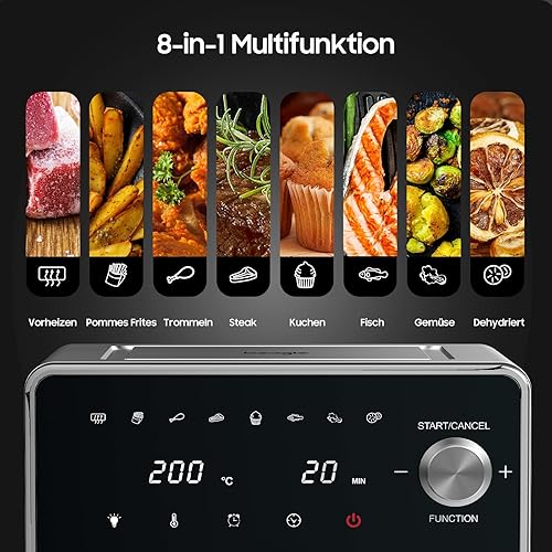 iceagle - Friteuse à air chaud XXL - E-menage