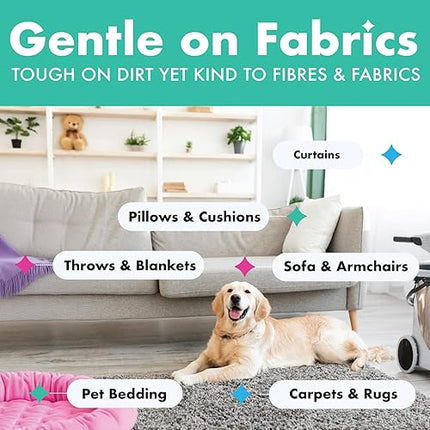 Dirtbusters - Nettoyant 3 en 1 pour tapis et tissus d'ameublement - E-menage